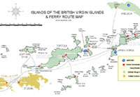 Virgin Gorda Ferry Map